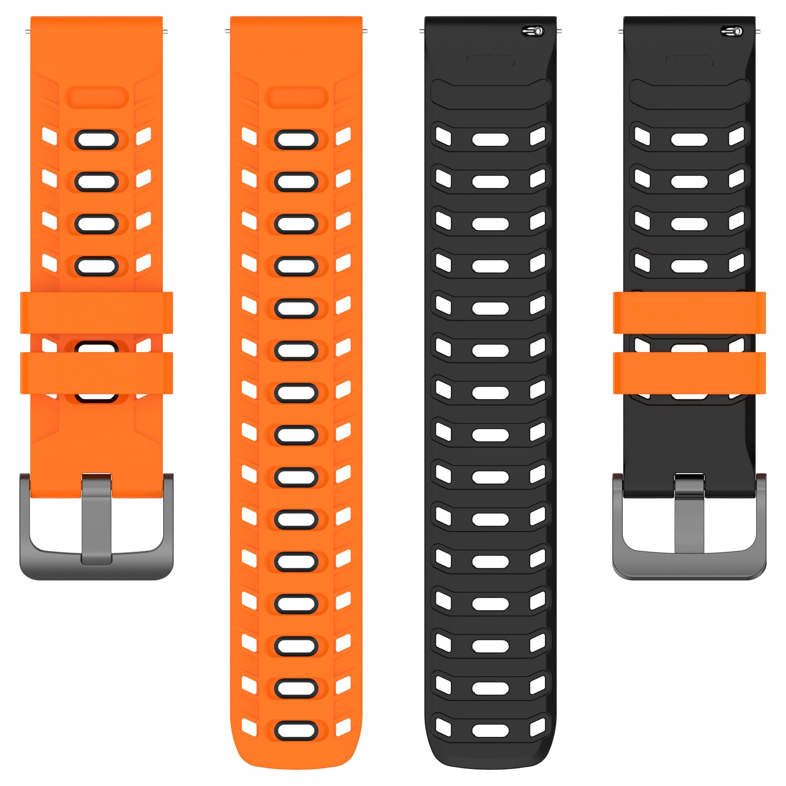 Amazfit Balance Mecha Sport Strap (Orange/Black)