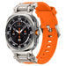 Samsung Galaxy Watch Ultra 'Explorer' TPU Strap (Orange with Titanium) Samsung Galaxy Watch Ultra 'Explorer' TPU Strap (Orange with Titanium)