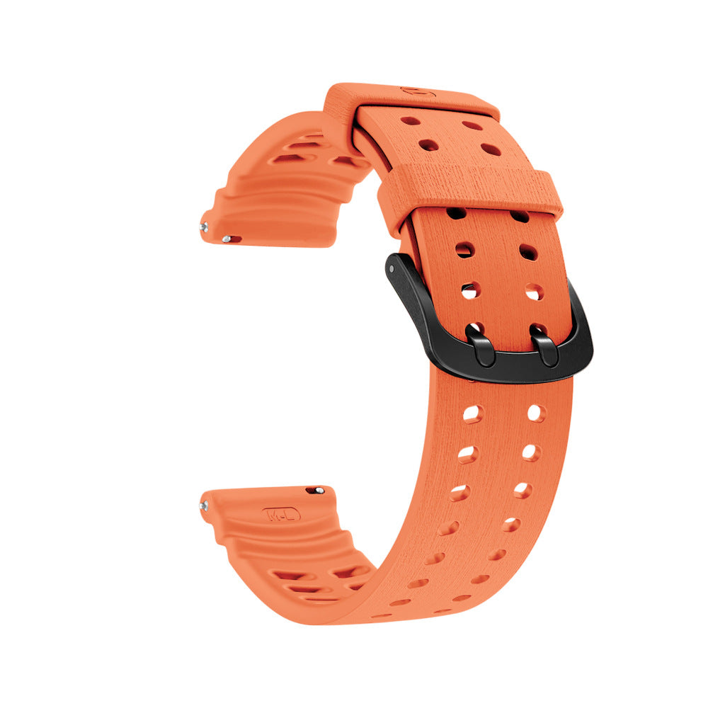 Polar Vantage M Silicone Grain Strap (Orange)