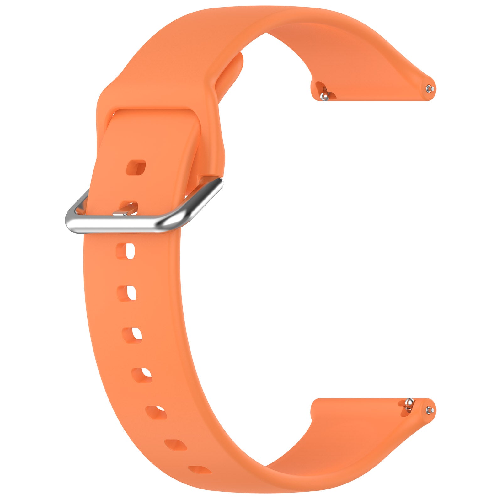 Coros Nomad Silicone Buckle Strap (Orange)