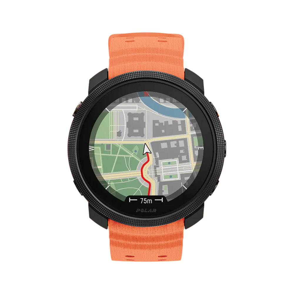 Polar Grit X Silicone Grain Strap (Orange)