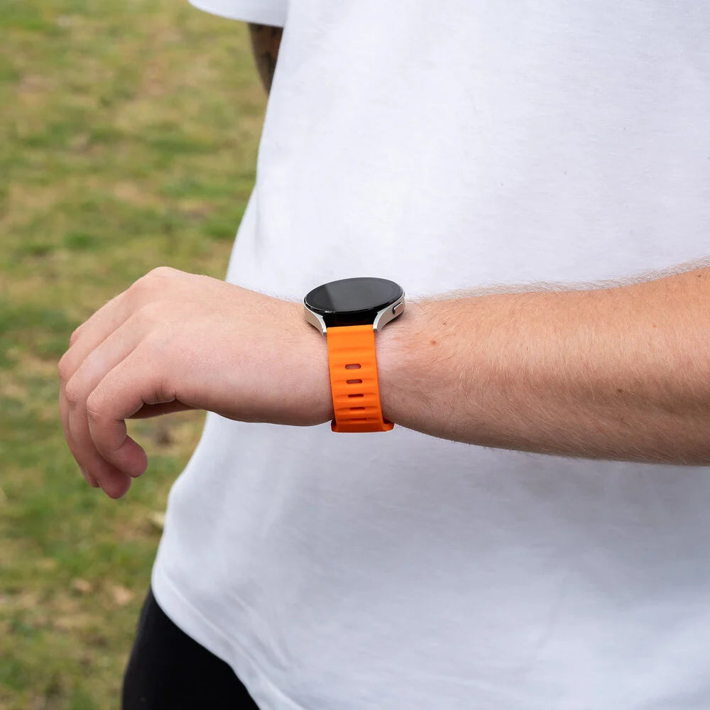 Samsung Galaxy Watch Active Outdoor Silicone Strap (Orange)