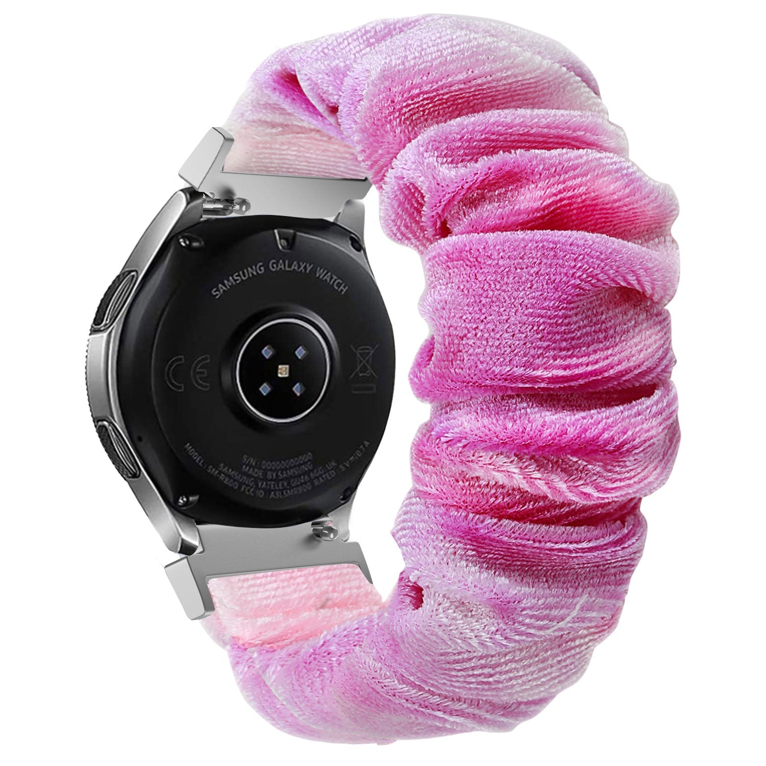Samsung Galaxy Watch Active Scrunchie Armband (Lila Mix)