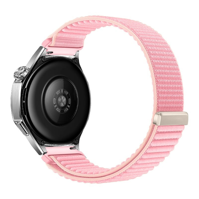 Samsung Galaxy Watch 42mm Wave Nylonarmband (Rosa)