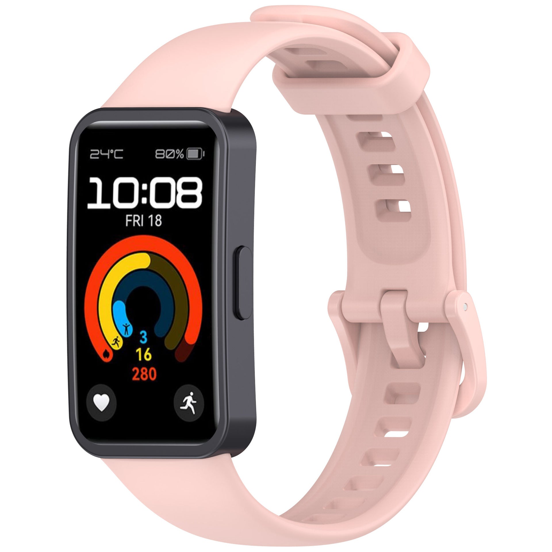 Huawei Band 10 Classic Silikonarmband (Rosa)