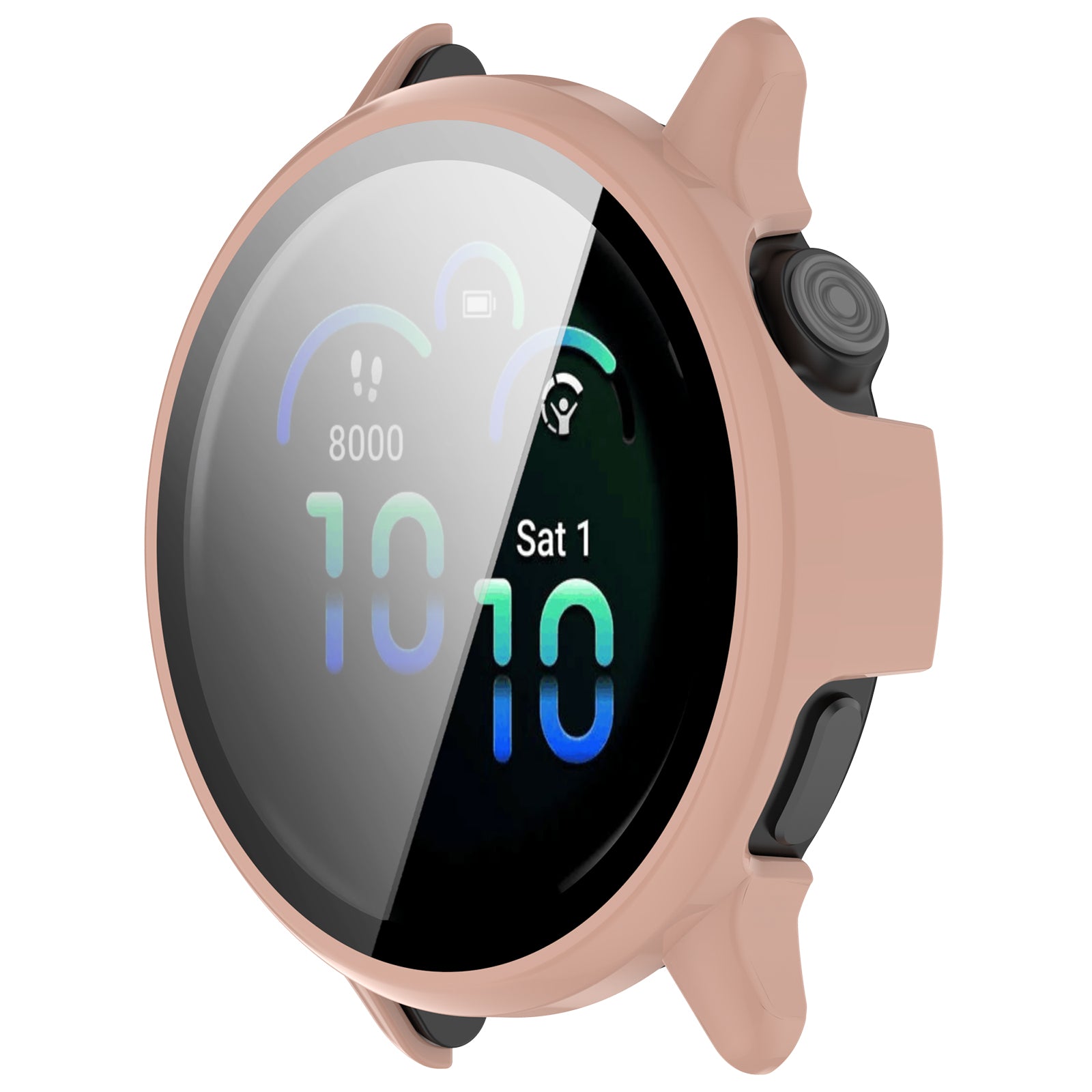 Funda rígida con vidrio Garmin Vivoactive 6 (rosa)