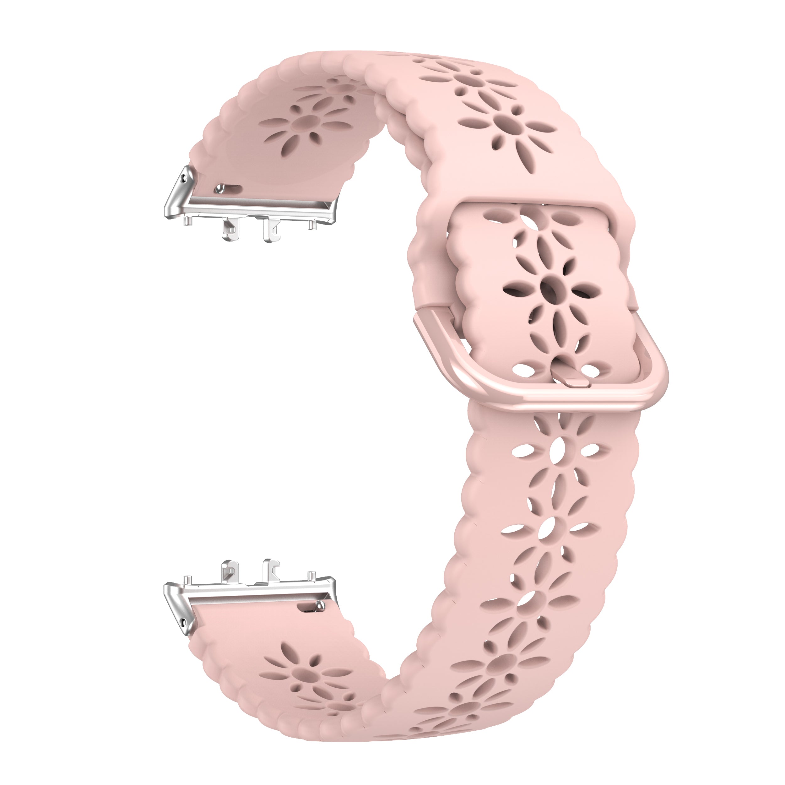 Samsung Galaxy Fit 3 gemustertes Silikonarmband (Rosa)