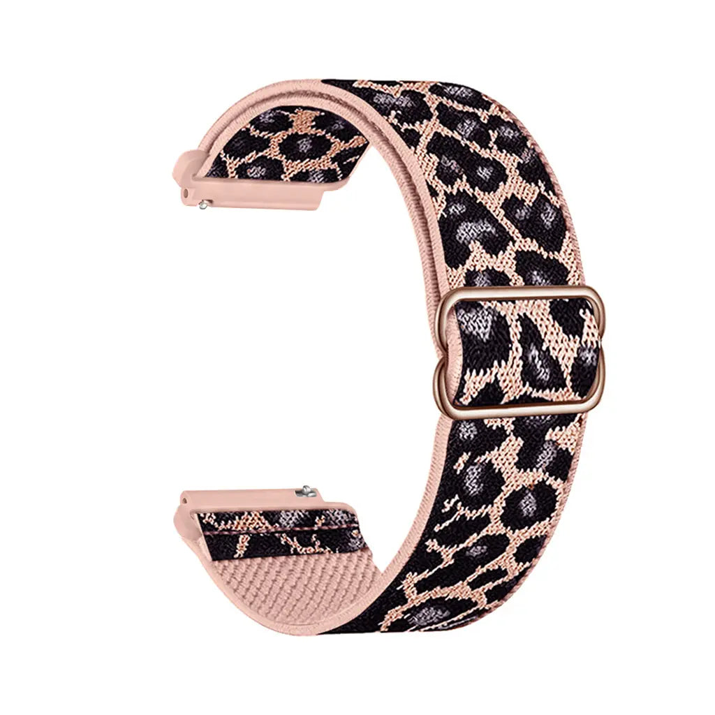 Huawei Watch GT 7 - 41mm Elastisches Armband (Pink Leopard)