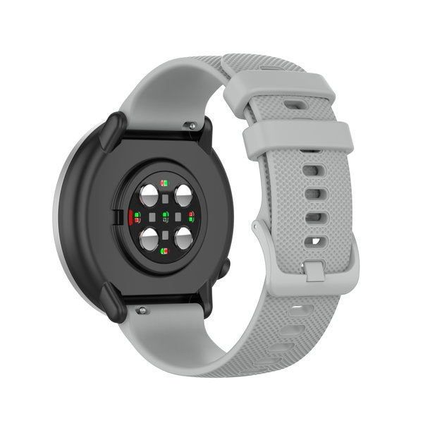 Correa reloj silicona premium 20mm - universal (gris)