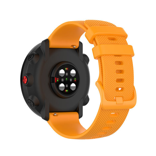 Correa reloj silicona premium 22mm - universal (naranja)