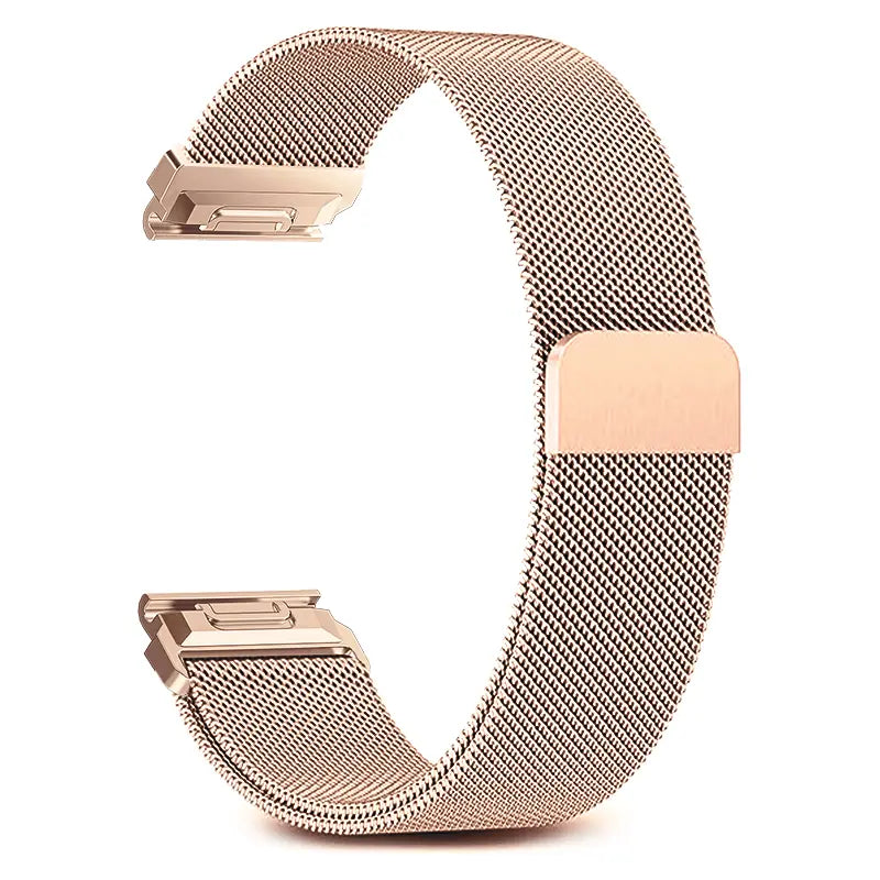 Garmin Fenix 9 Pro - 43mm Premium Milanese Strap (Rose Gold)
