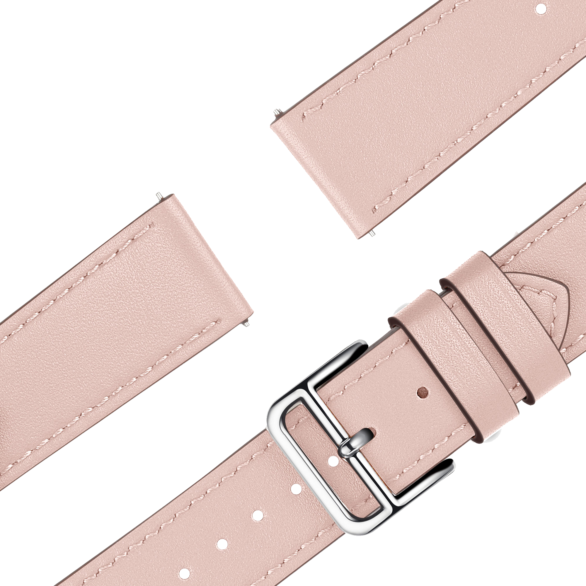 Bandz Garmin Forerunner 645 Leather Strap 'Deluxe' (Pink)