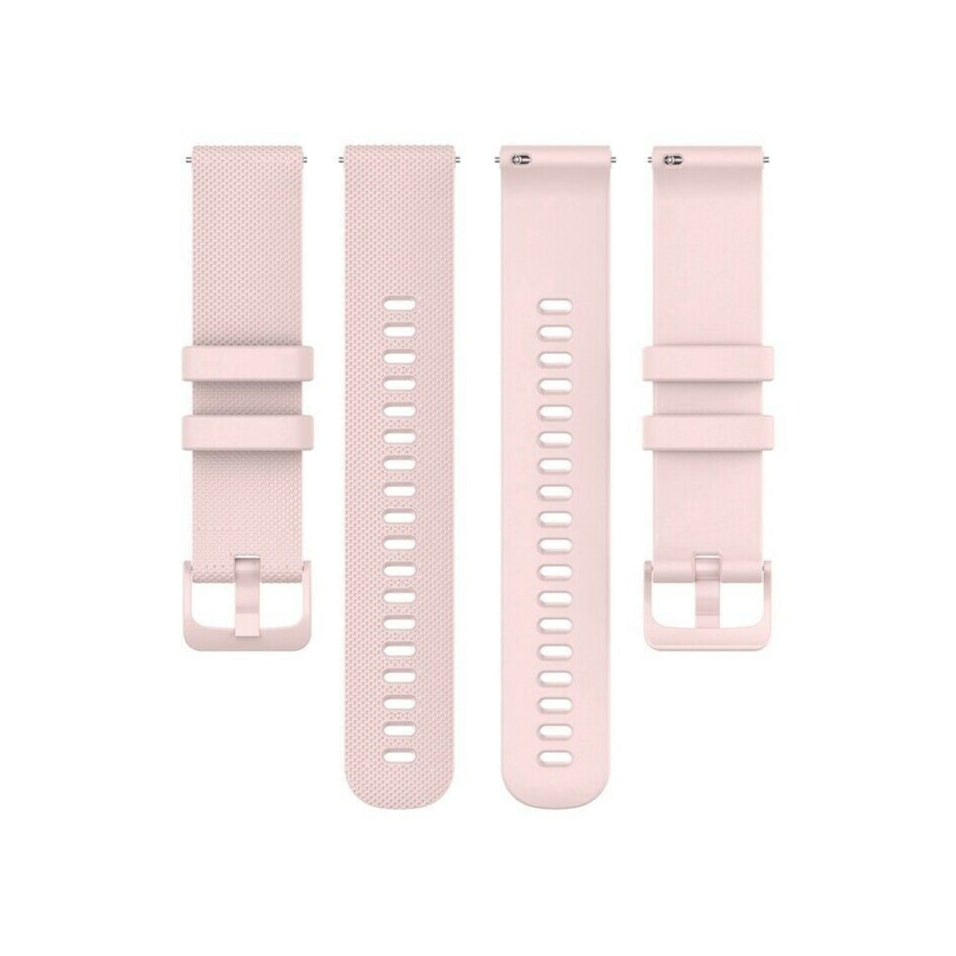 Siliconen horlogeband 18mm universeel (roze)