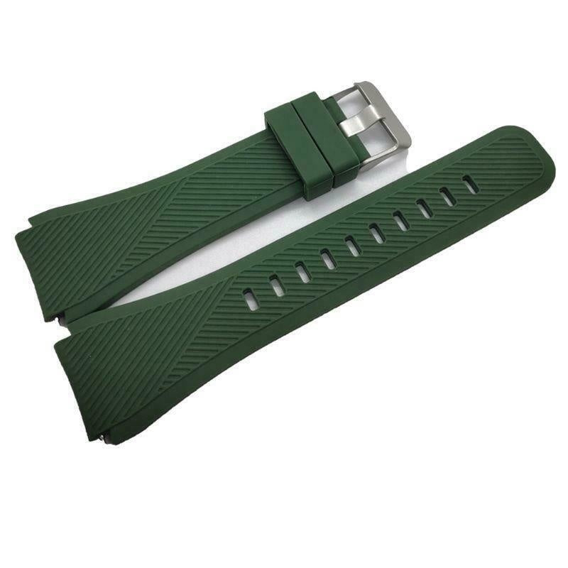 Fossil Gen 4 Explorist (HR) Silicone Strap (Army Green)