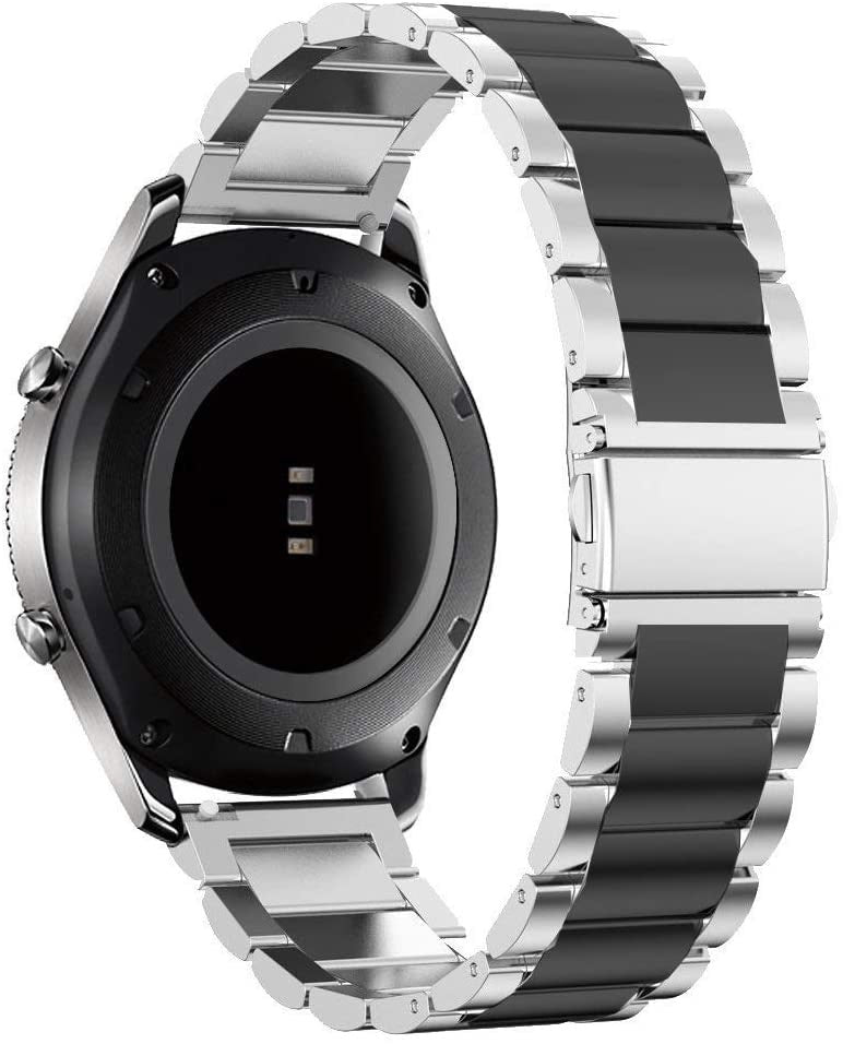 Garmin Approach S40 Stahlarmband (Silber/Schwarz)