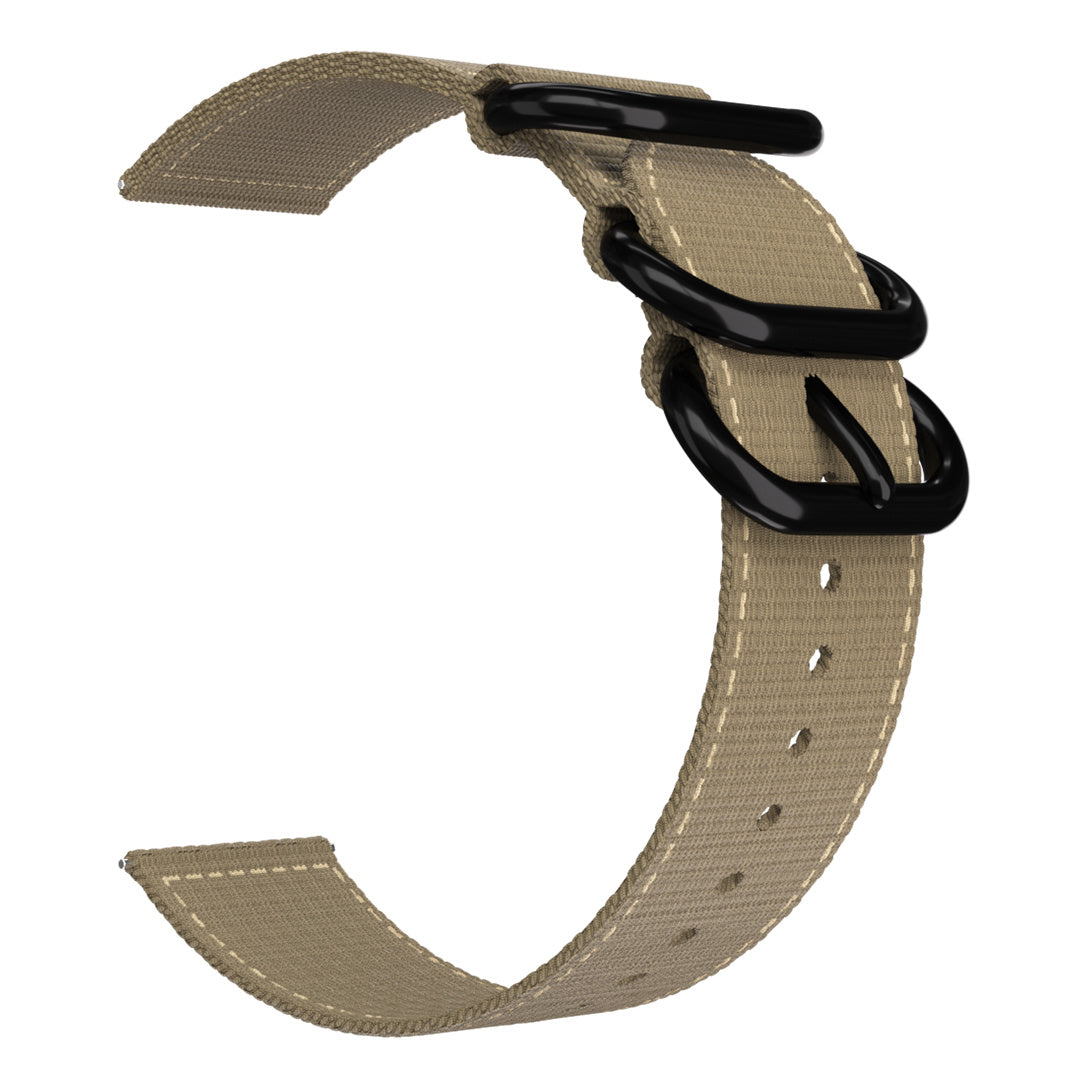 Polar Grit X Pro Nylonarmband mit Schnallenverschluss (Khaki)