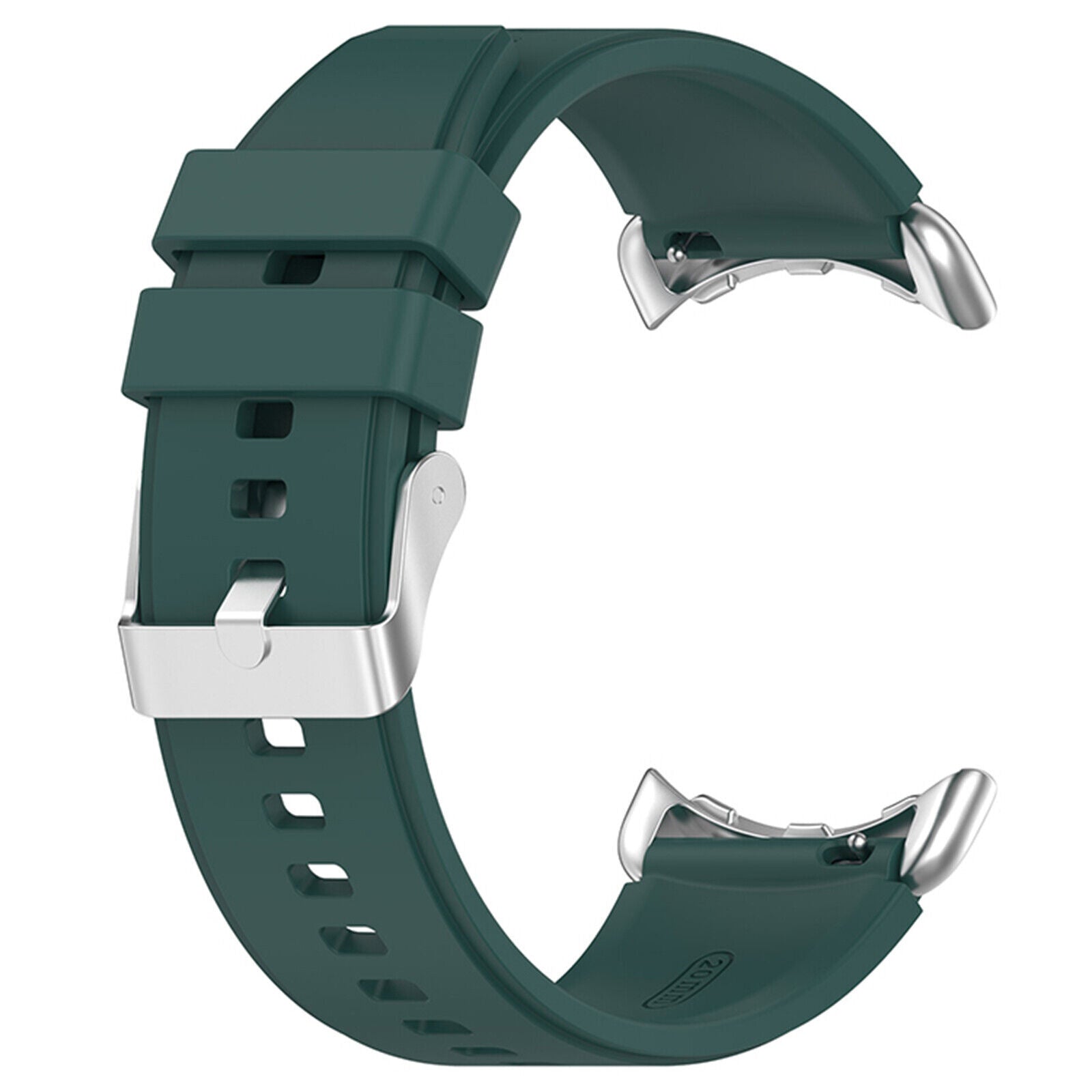 Google Pixel Watch 4 - 41mm Silicone Strap (Dark Green)
