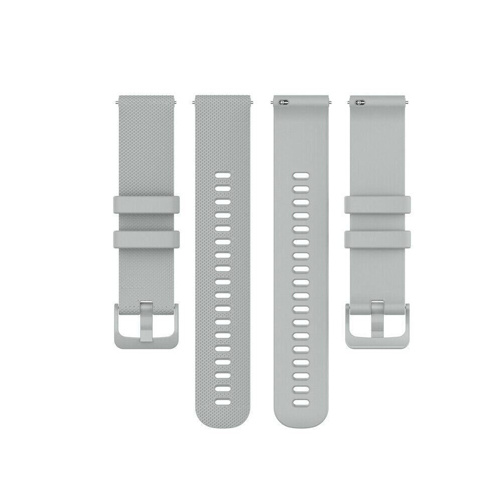 Correa reloj silicona premium 22mm - universal (gris)