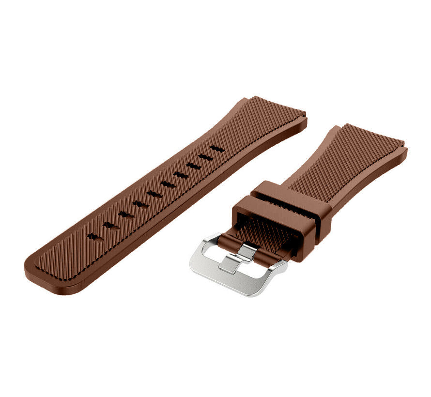 Fossil Gen 4 Explorist (HR) Silicone Strap (Coffee)