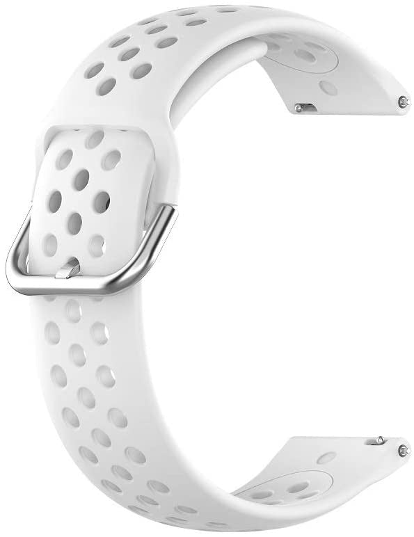 Fossil Gen 4 Explorist (HR) Breathable Silicone Strap (White)