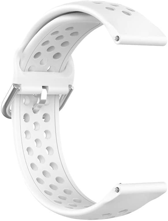 Fossil Gen 4 Explorist (HR) Breathable Silicone Strap (White)
