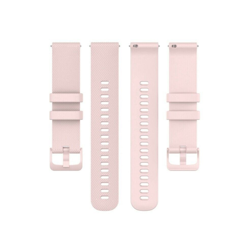 Correa reloj silicona premium 20mm - universal (rosa)