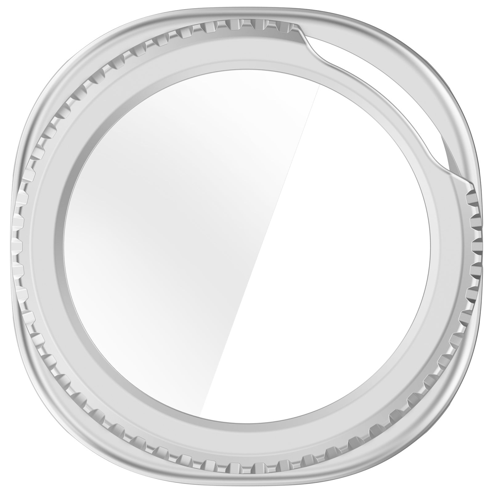 Samsung Galaxy Watch 8 Classic Hardcase mit Glas (Silber)