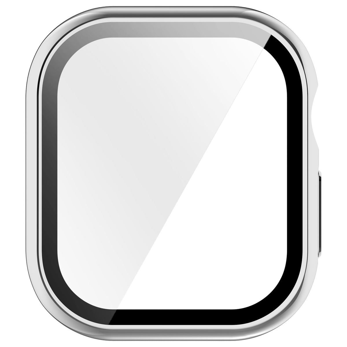Funda rígida con cristal para Apple Watch 12 - 42mm (plata)
