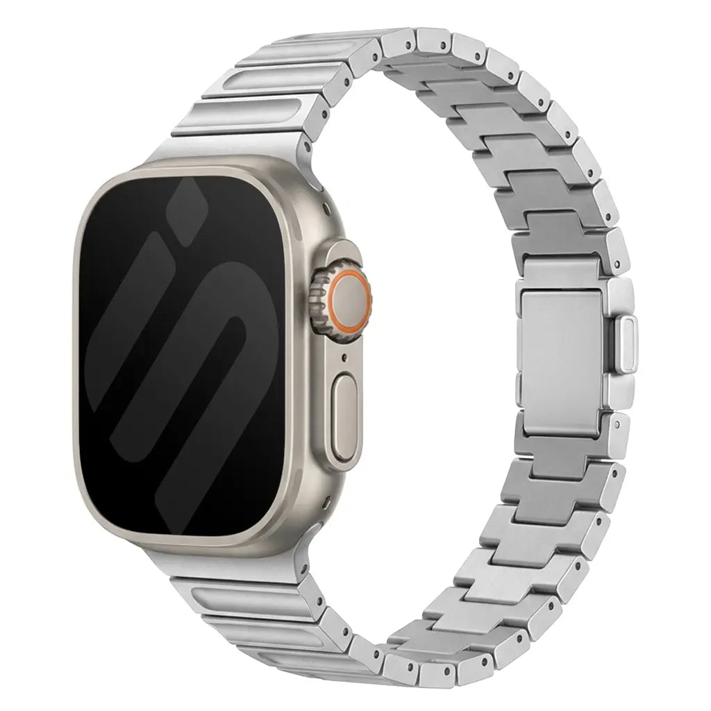 Bracelet titane magnétique Apple Watch Ultra (argent)