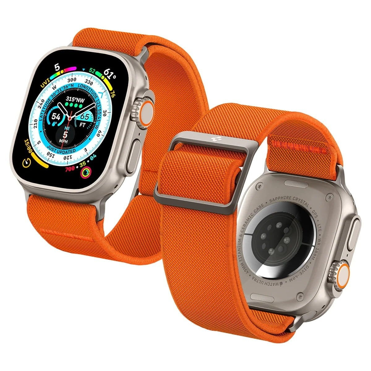 Spigen Apple Watch Lite Ultra Strap (Orange)