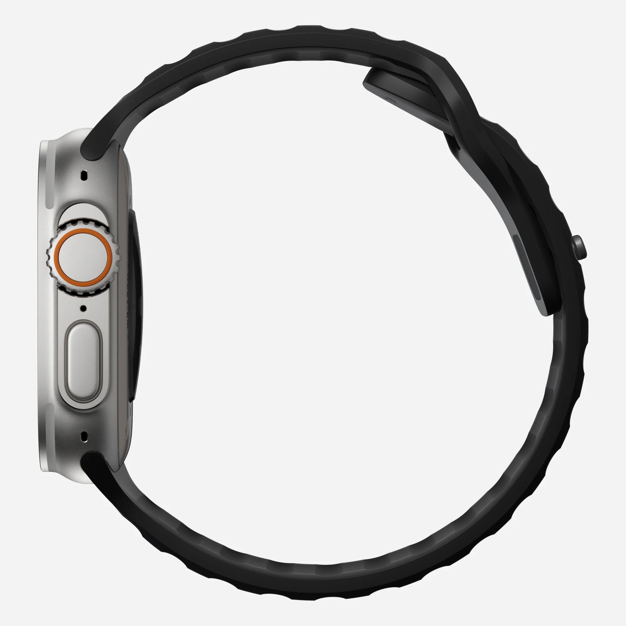 Nomad Sport Apple Watch Silikonarmband (Schwarz)