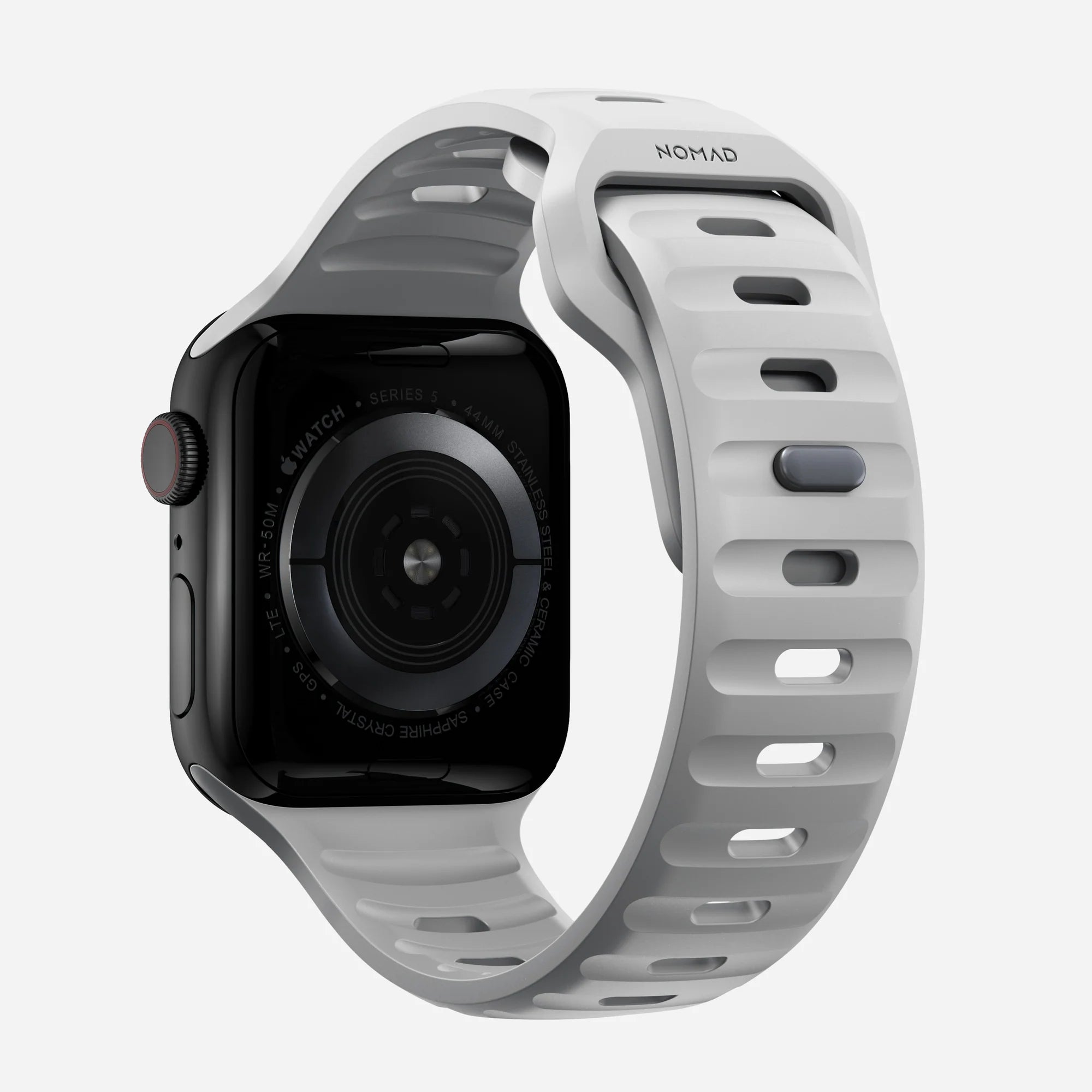 Nomad Sport Apple Watch Silicone Strap (Lunar Gray)