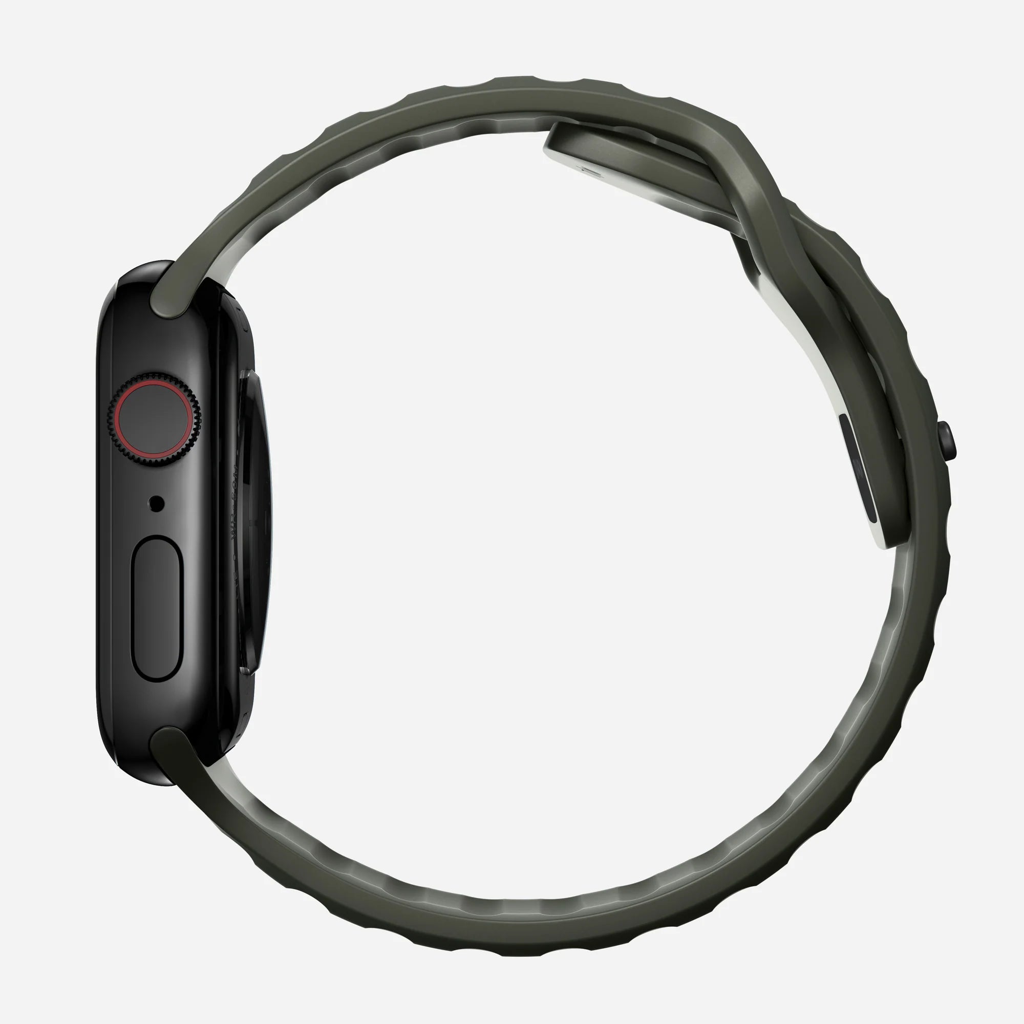 Nomad Sport Apple Watch Silikonarmband (Ash Green)