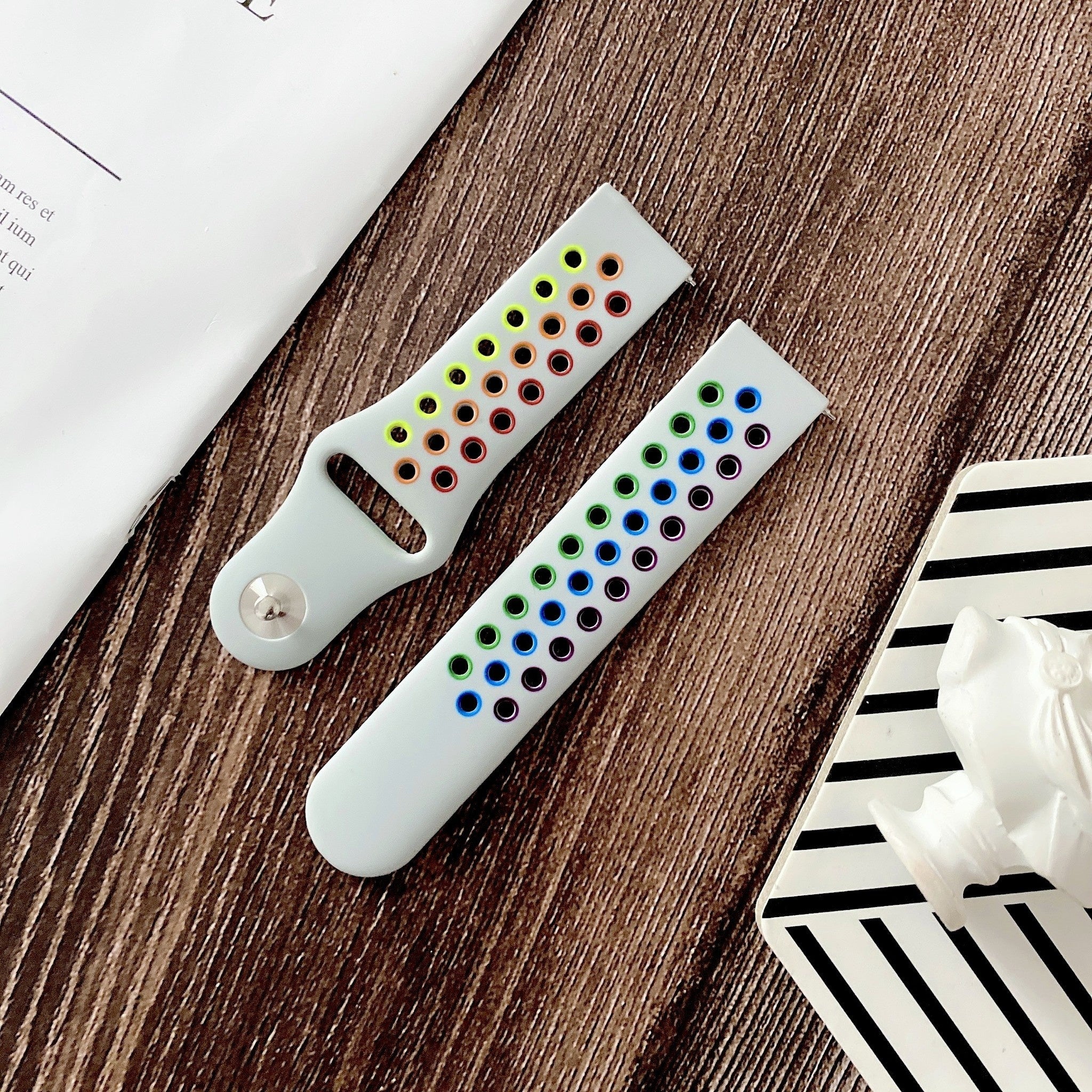 Amazfit Active 2 Sport Strap (White/Colourful)
