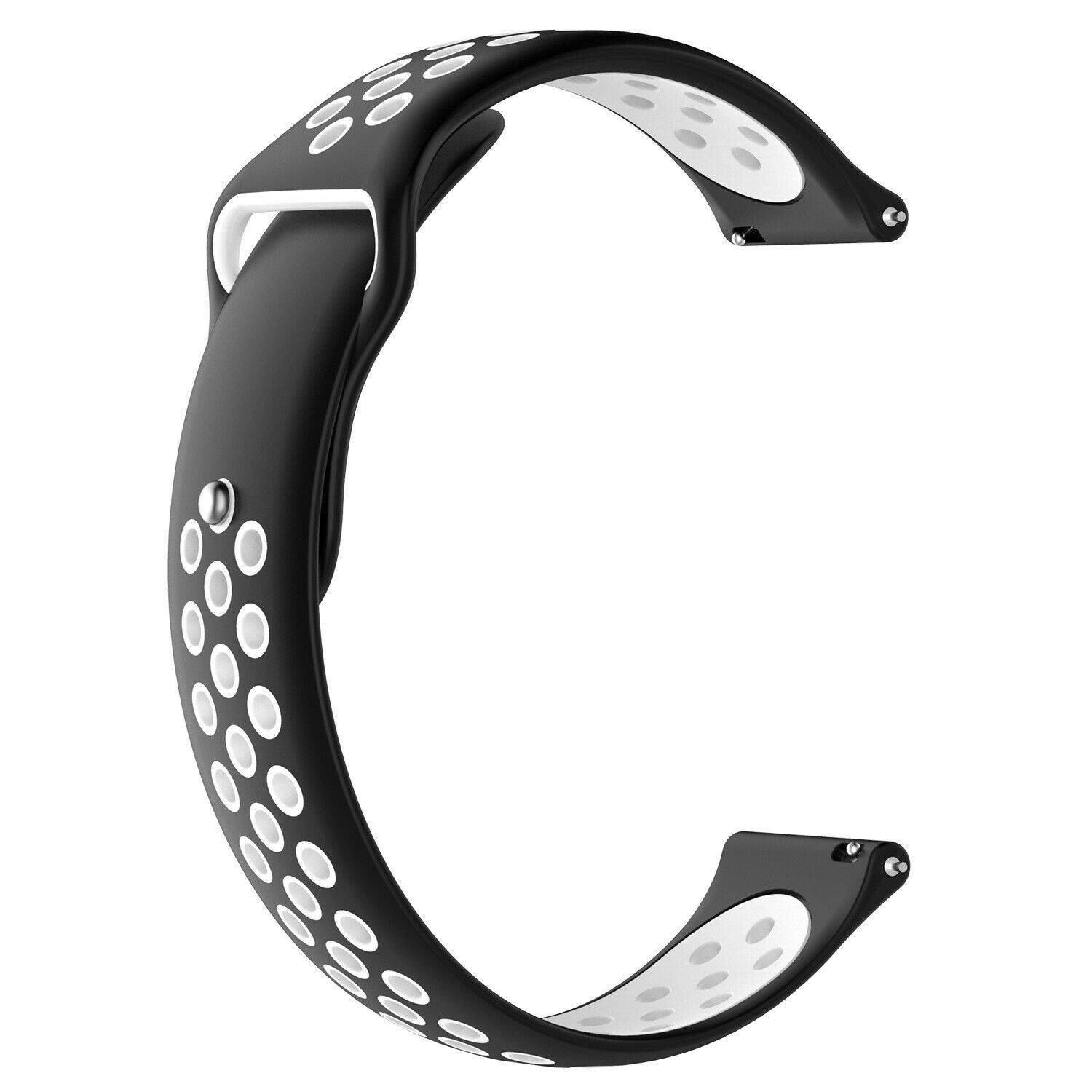 Coros Apex 2 Sport Strap (Black/White)