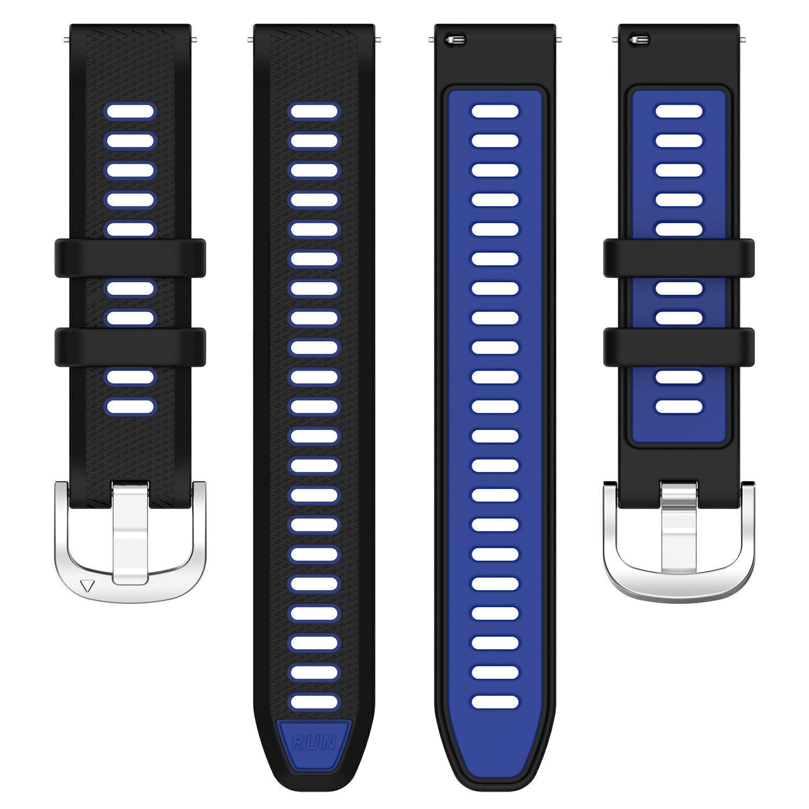 Garmin Forerunner 645 Sport Buckle Strap (Black/Blue)