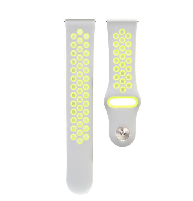Withings ScanWatch Nova Sport Strap (Grey/Yellow)