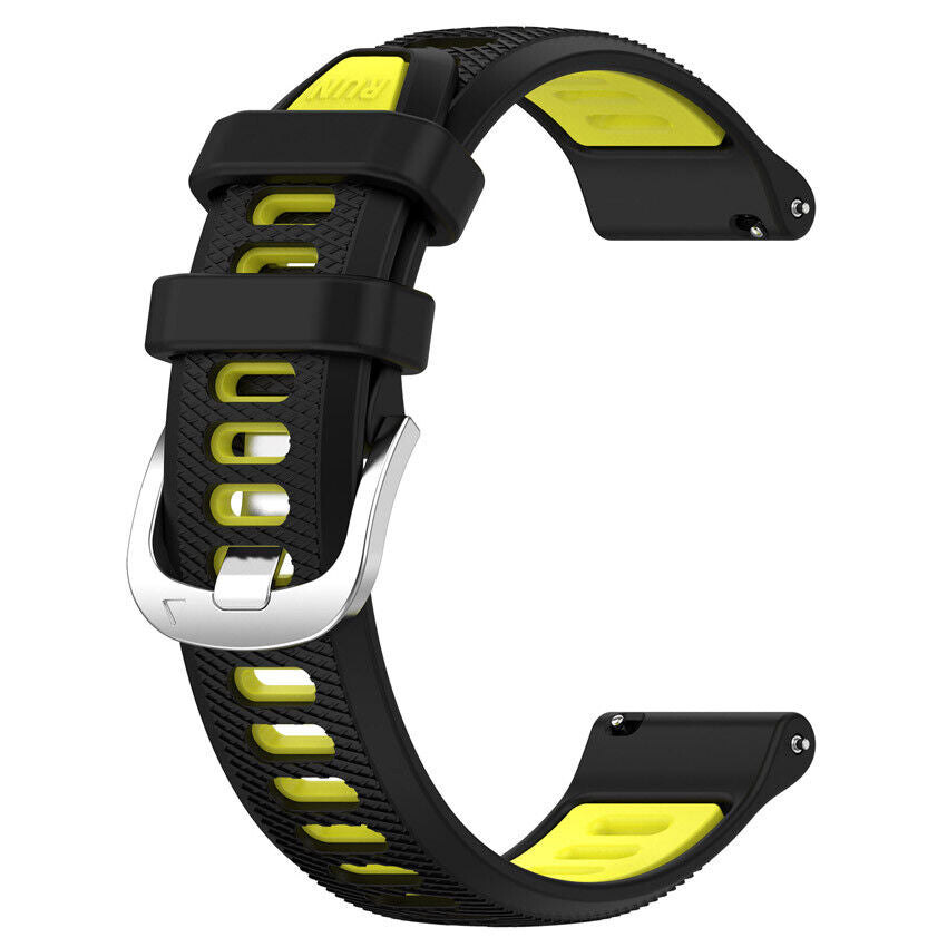 Garmin Forerunner 570 - 47mm Schnalle Sport Amrband (Schwarz/Gelb)