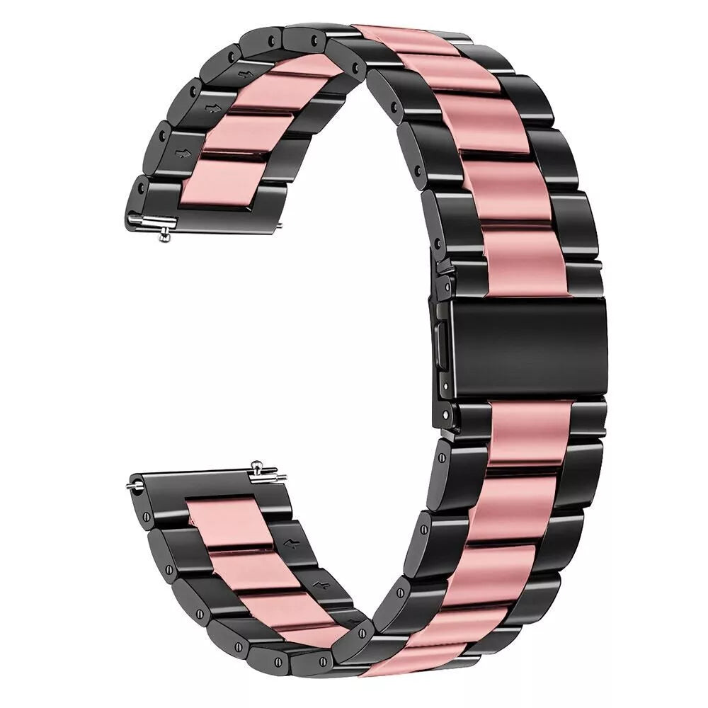 Withings Steel HR Sport Stahlarmband (Schwarz/Rosa)