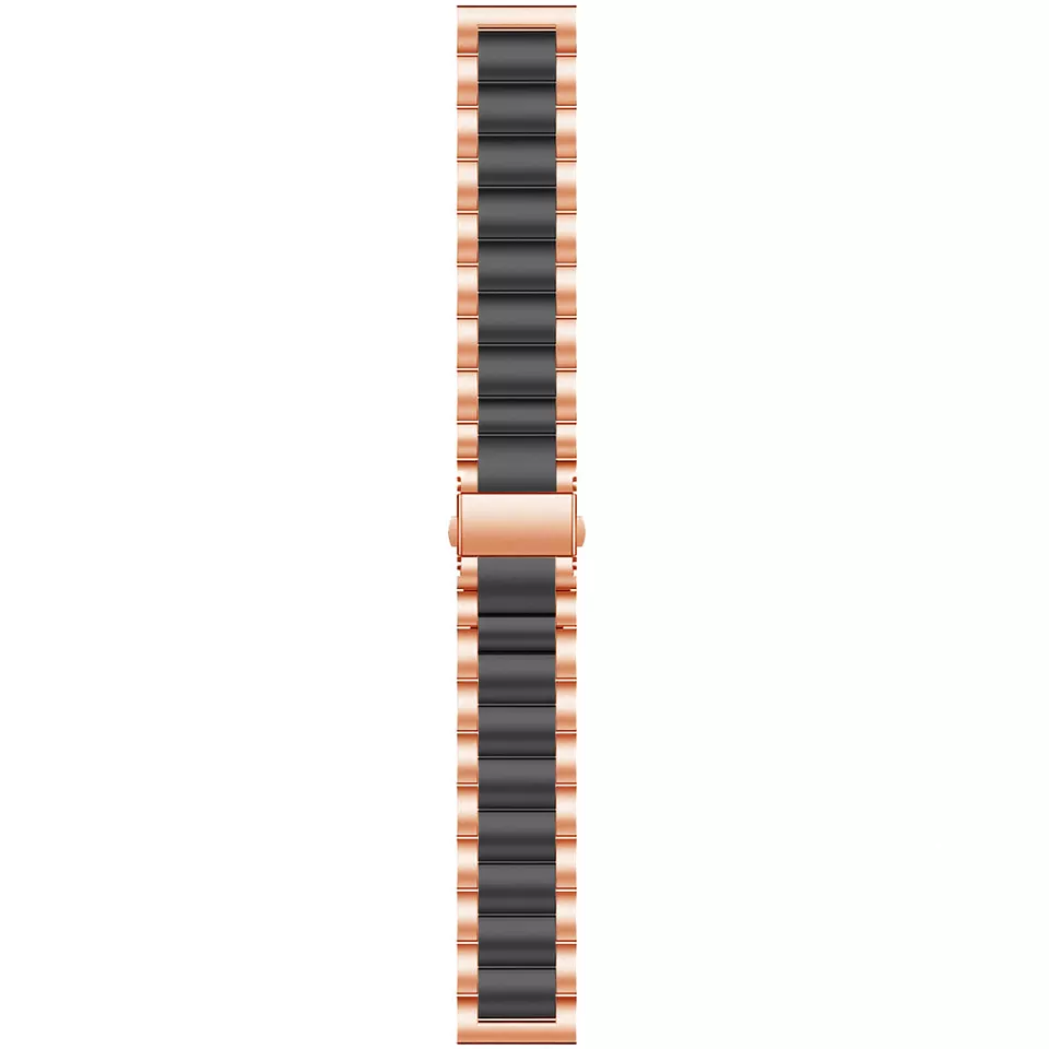 Amazfit Bip U (Pro) Steel Strap (Rose Gold/Black)