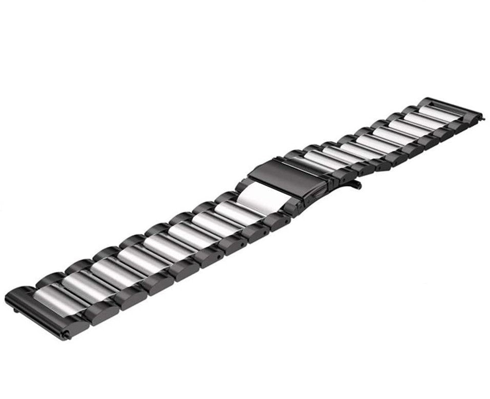 Amazfit Bip 6 Steel Strap (Black/Silver)