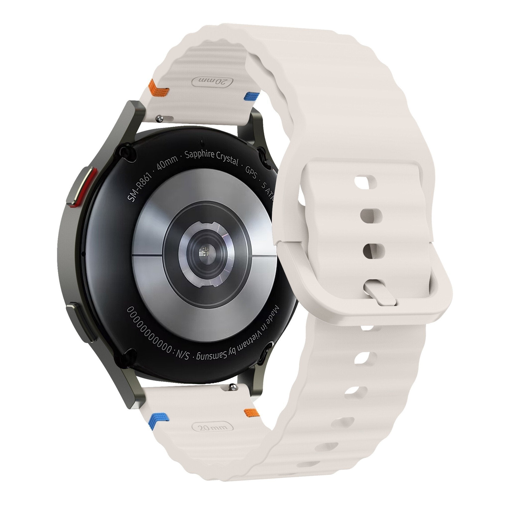 Coros Apex 2 Wave Silicone Strap (Starlight)