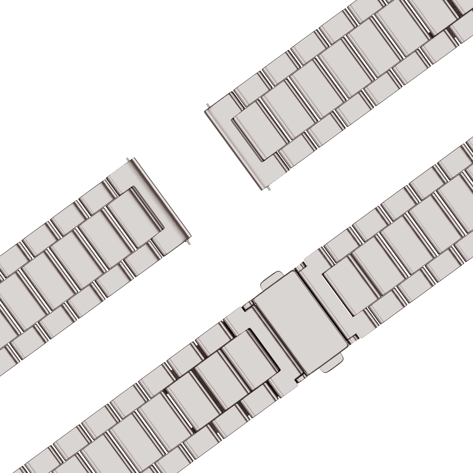 Bandz Correa acero 'Classic' Garmin Vivoactive 5 (blanco estrella)