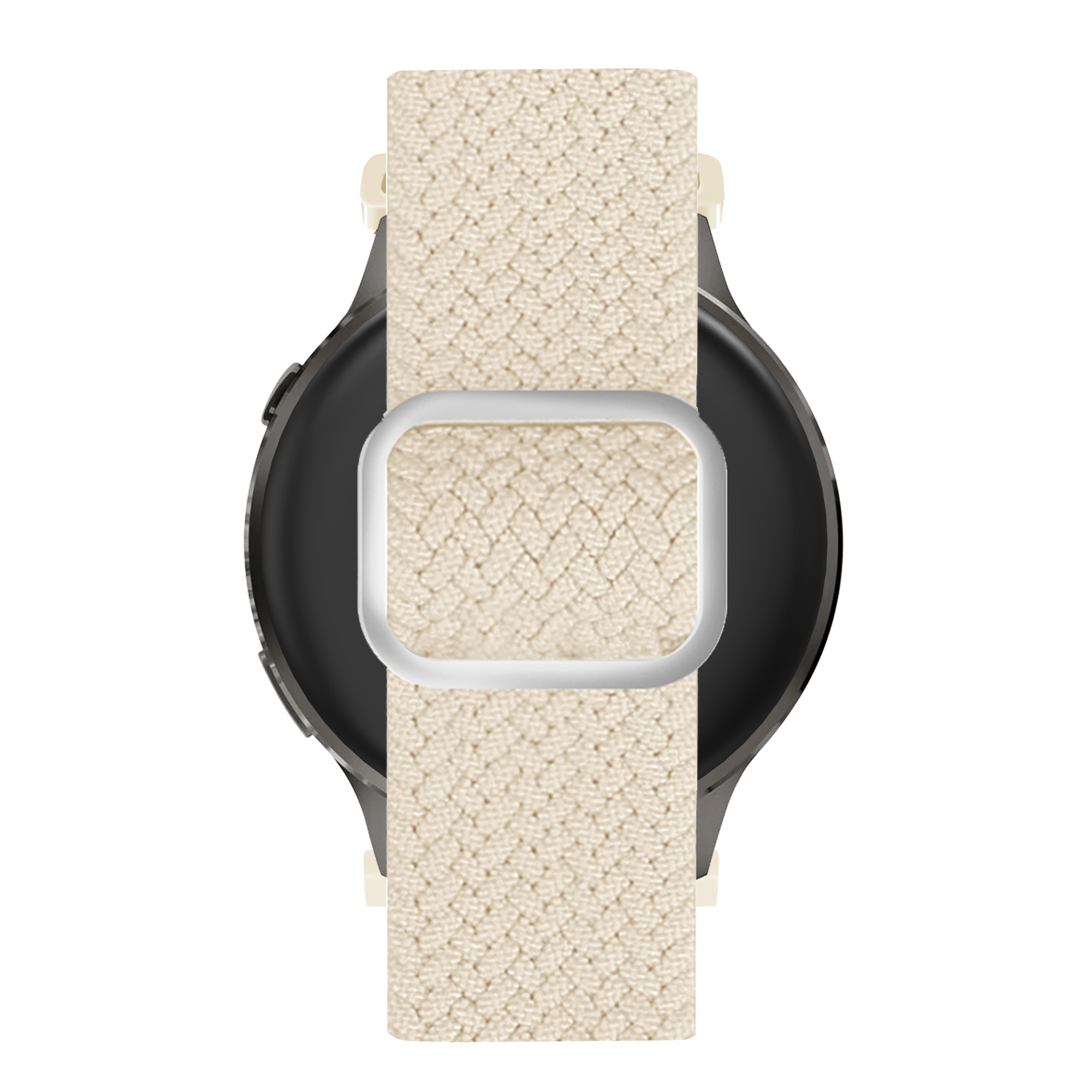 Bandz Correa trenzada ajustable Garmin Vivoactive 4s (blanco estrella)