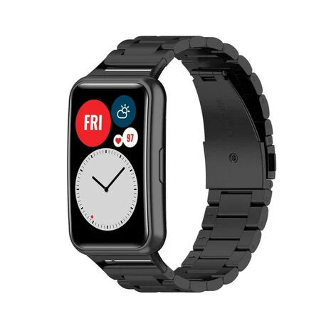 Huawei Watch Fit SE Stahlarmband (Schwarz)