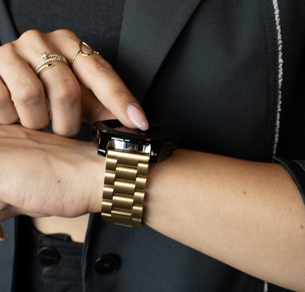 Correa acero OnePlus Watch 3 - 43mm (dorado)