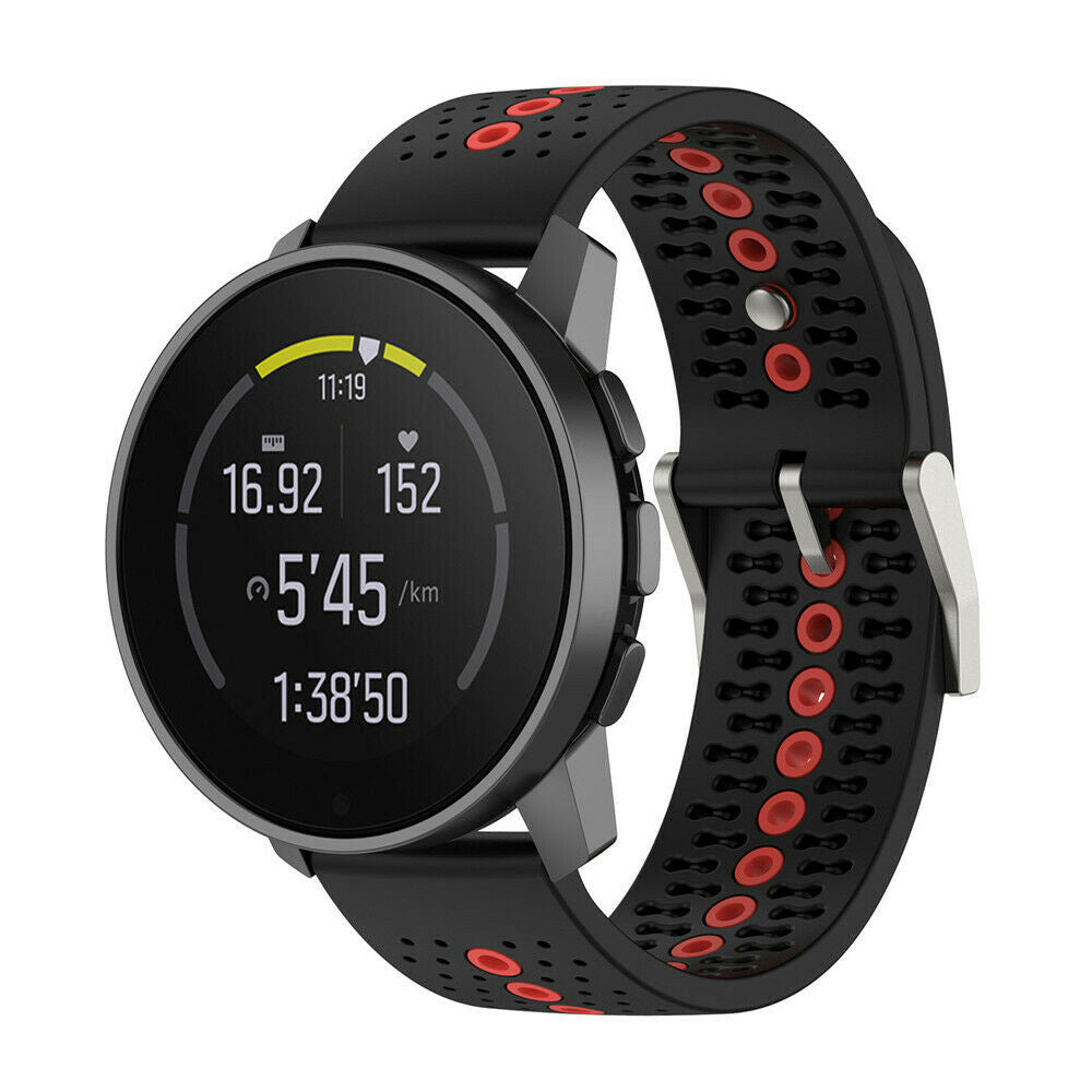 Suunto Vertical 2 Silicone Strap (Black/Red)