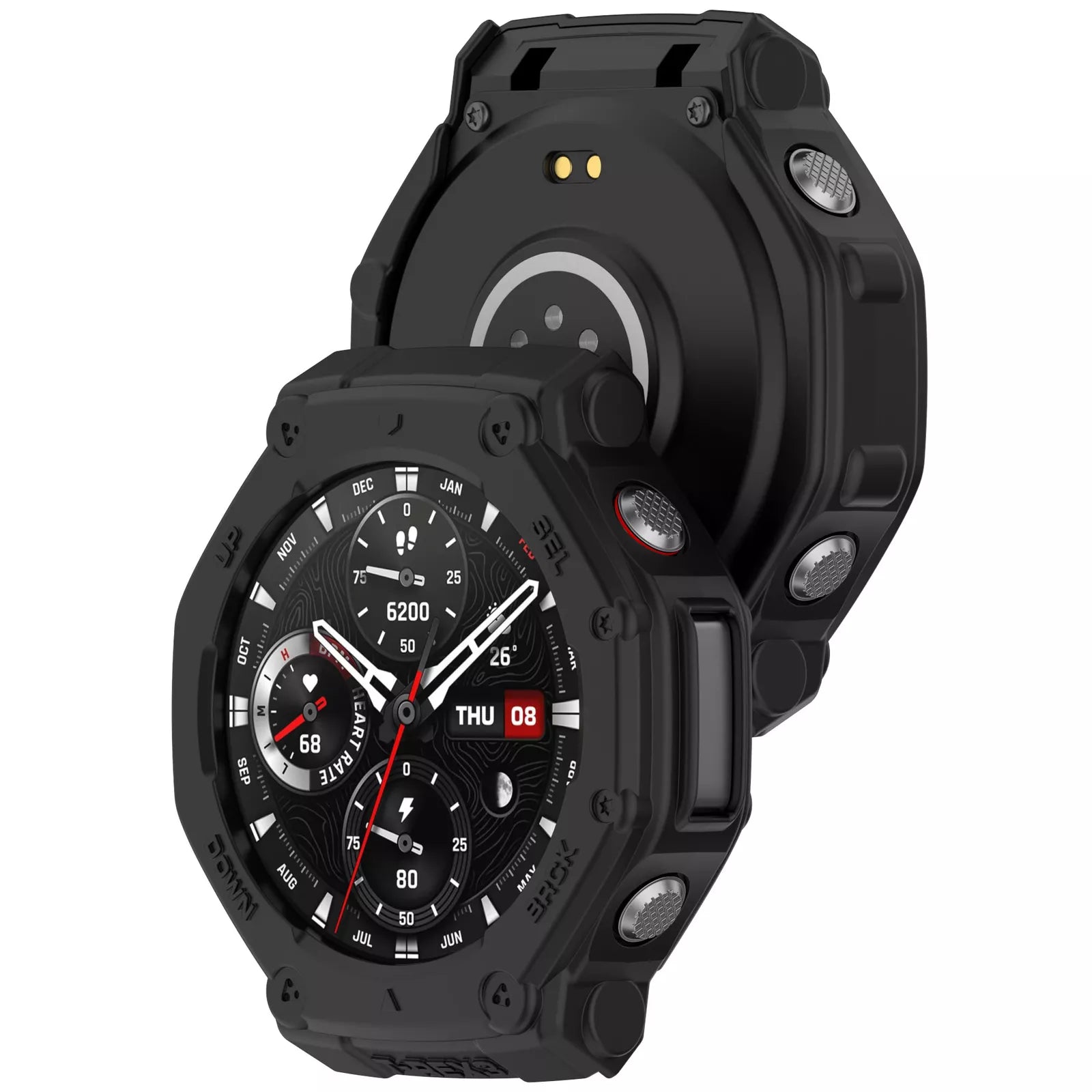 Funda resistente de TPU Amazfit T-Rex 3 (negro)