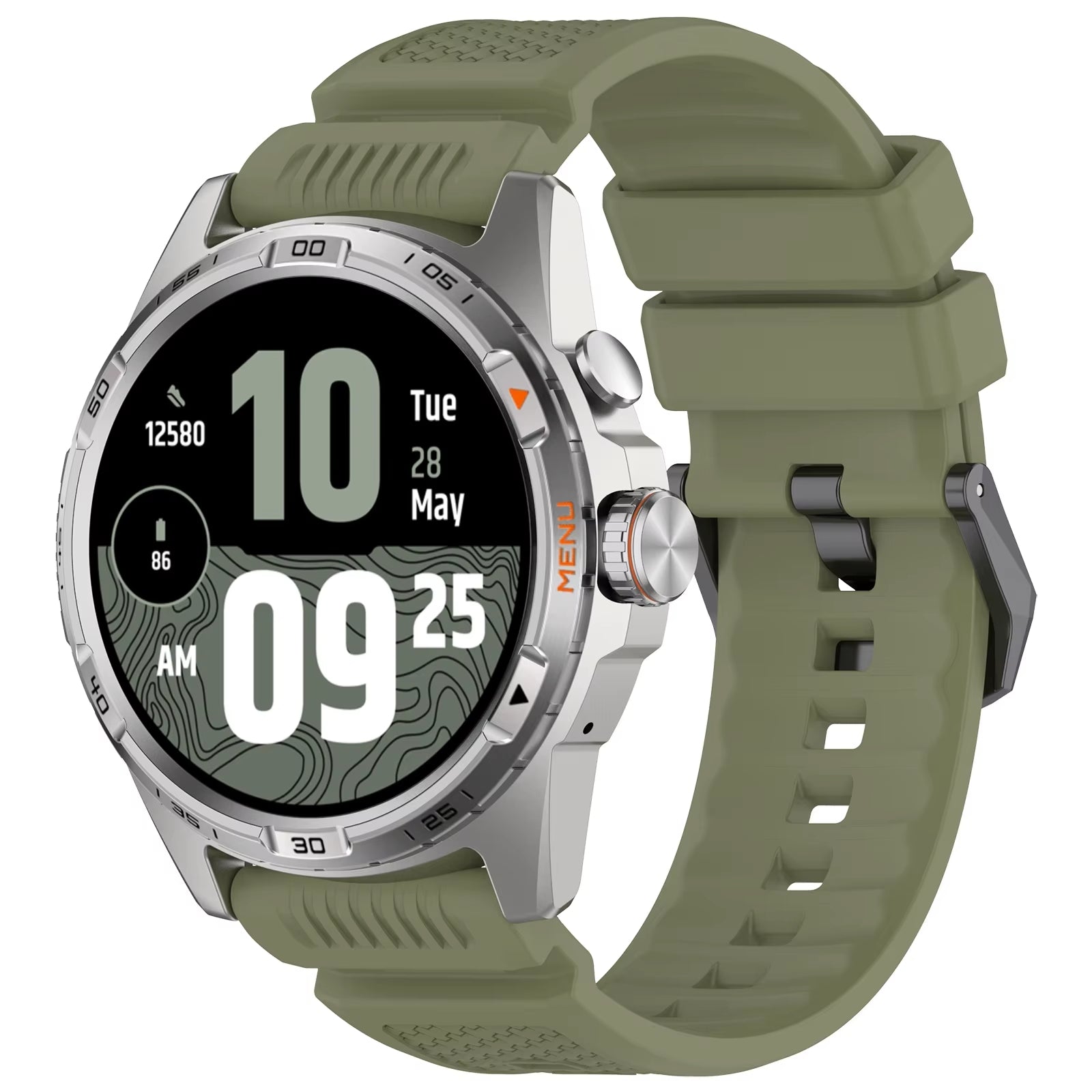 TicWatch Pro 5 Enduro Silicone Strap (Army Green)