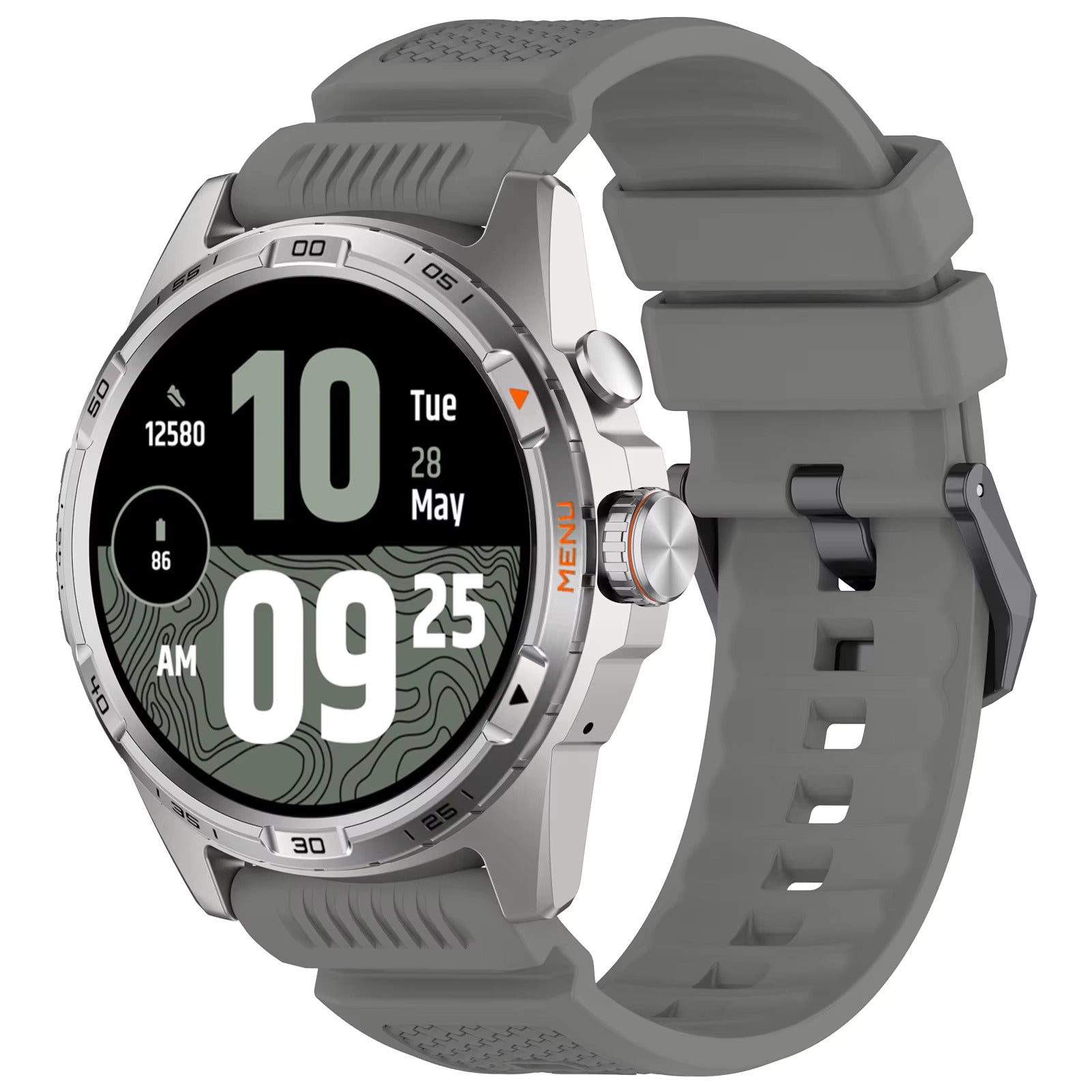 TicWatch Pro 5 Enduro Silicone Strap (Grey)
